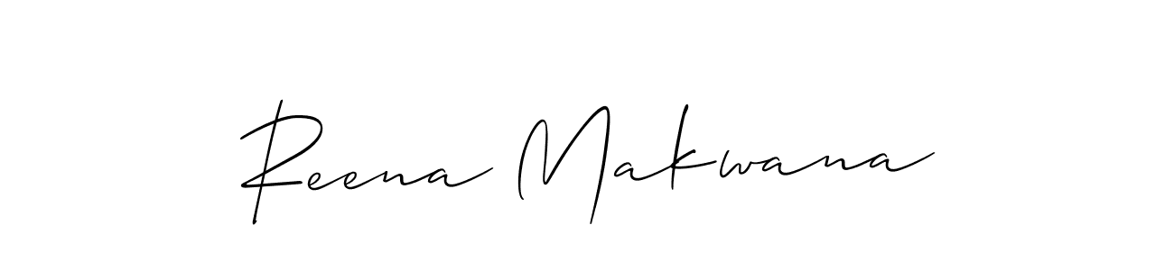 How to Draw Reena Makwana signature style? Allison_Script is a latest design signature styles for name Reena Makwana. Reena Makwana signature style 2 images and pictures png