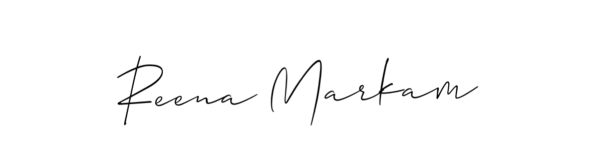 Check out images of Autograph of Reena Markam name. Actor Reena Markam Signature Style. Allison_Script is a professional sign style online. Reena Markam signature style 2 images and pictures png