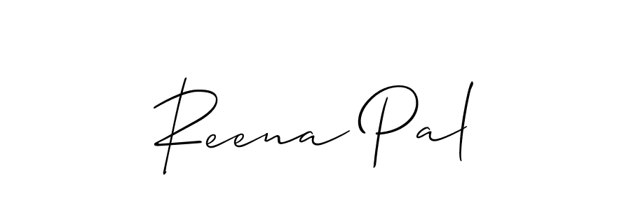 Best and Professional Signature Style for Reena Pal. Allison_Script Best Signature Style Collection. Reena Pal signature style 2 images and pictures png