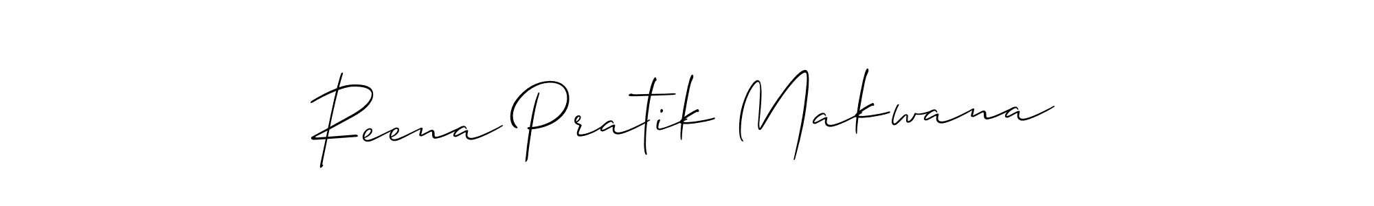 Make a beautiful signature design for name Reena Pratik Makwana. Use this online signature maker to create a handwritten signature for free. Reena Pratik Makwana signature style 2 images and pictures png