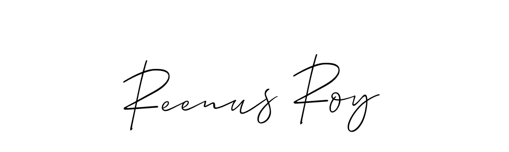 Best and Professional Signature Style for Reenus Roy. Allison_Script Best Signature Style Collection. Reenus Roy signature style 2 images and pictures png