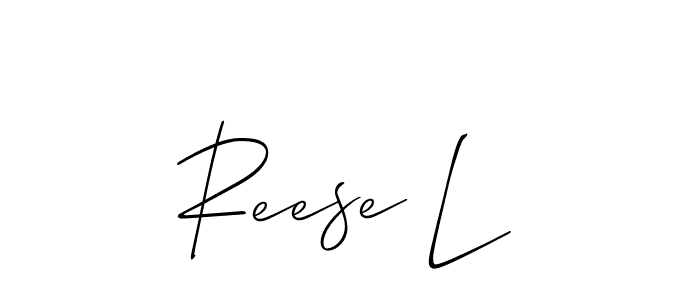 Best and Professional Signature Style for Reese L. Allison_Script Best Signature Style Collection. Reese L signature style 2 images and pictures png