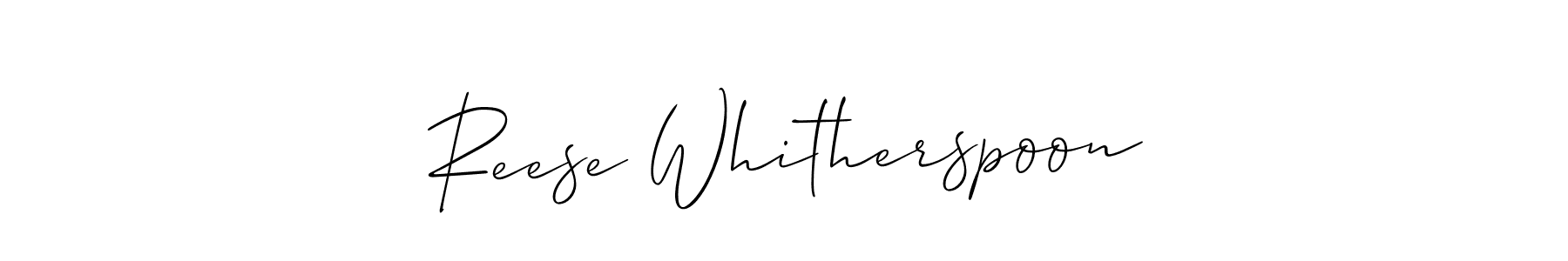 Best and Professional Signature Style for Reese Whitherspoon. Allison_Script Best Signature Style Collection. Reese Whitherspoon signature style 2 images and pictures png