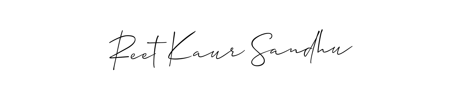 Best and Professional Signature Style for Reet Kaur Sandhu. Allison_Script Best Signature Style Collection. Reet Kaur Sandhu signature style 2 images and pictures png