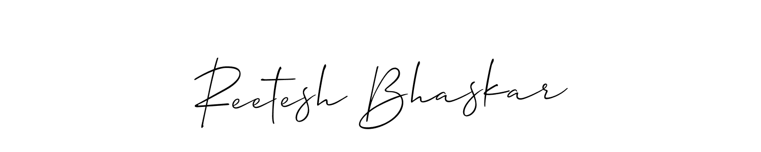 Best and Professional Signature Style for Reetesh Bhaskar. Allison_Script Best Signature Style Collection. Reetesh Bhaskar signature style 2 images and pictures png