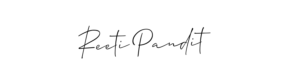 Check out images of Autograph of Reeti Pandit name. Actor Reeti Pandit Signature Style. Allison_Script is a professional sign style online. Reeti Pandit signature style 2 images and pictures png