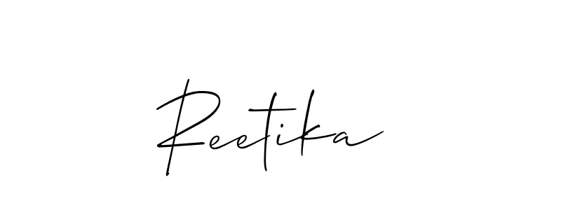 Here are the top 10 professional signature styles for the name Reetika . These are the best autograph styles you can use for your name. Reetika  signature style 2 images and pictures png