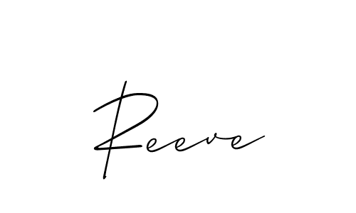Make a beautiful signature design for name Reeve. Use this online signature maker to create a handwritten signature for free. Reeve signature style 2 images and pictures png