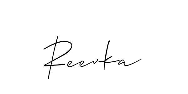 Once you've used our free online signature maker to create your best signature Allison_Script style, it's time to enjoy all of the benefits that Reevka name signing documents. Reevka signature style 2 images and pictures png