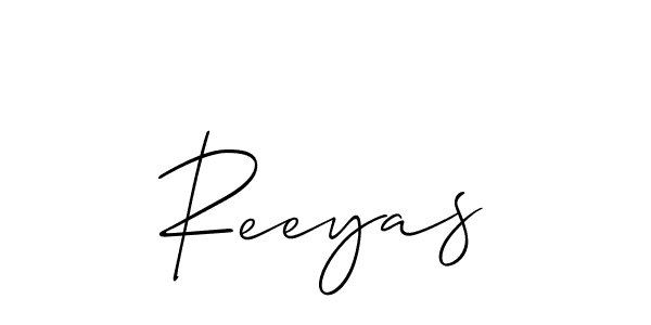 You should practise on your own different ways (Allison_Script) to write your name (Reeyas) in signature. don't let someone else do it for you. Reeyas signature style 2 images and pictures png