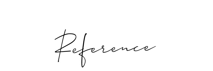 How to make Reference name signature. Use Allison_Script style for creating short signs online. This is the latest handwritten sign. Reference signature style 2 images and pictures png