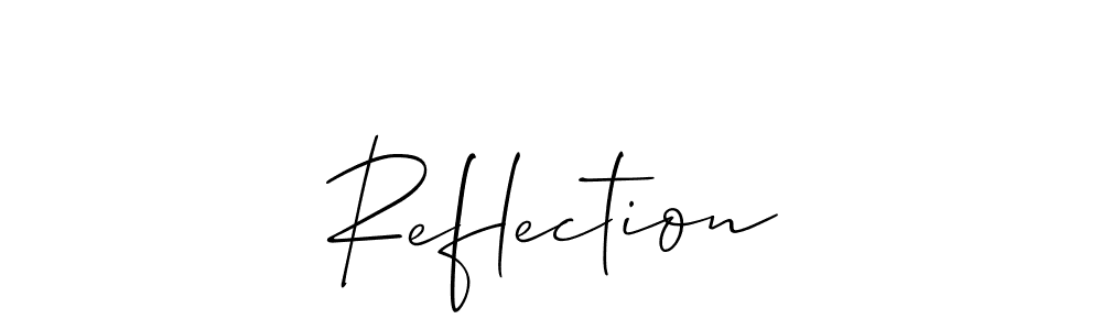 Similarly Allison_Script is the best handwritten signature design. Signature creator online .You can use it as an online autograph creator for name Reflection. Reflection signature style 2 images and pictures png