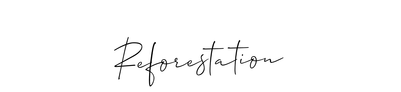 Similarly Allison_Script is the best handwritten signature design. Signature creator online .You can use it as an online autograph creator for name Reforestation. Reforestation signature style 2 images and pictures png