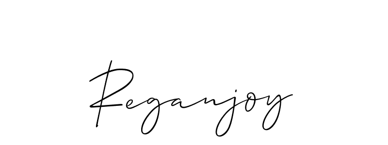 Create a beautiful signature design for name Reganjoy. With this signature (Allison_Script) fonts, you can make a handwritten signature for free. Reganjoy signature style 2 images and pictures png