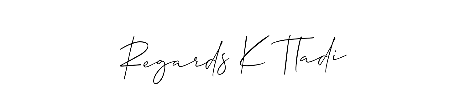 Check out images of Autograph of Regards K Tladi name. Actor Regards K Tladi Signature Style. Allison_Script is a professional sign style online. Regards K Tladi signature style 2 images and pictures png