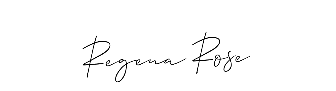 Make a beautiful signature design for name Regena Rose. Use this online signature maker to create a handwritten signature for free. Regena Rose signature style 2 images and pictures png
