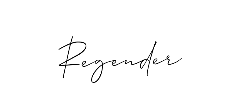 Make a short Regender signature style. Manage your documents anywhere anytime using Allison_Script. Create and add eSignatures, submit forms, share and send files easily. Regender signature style 2 images and pictures png