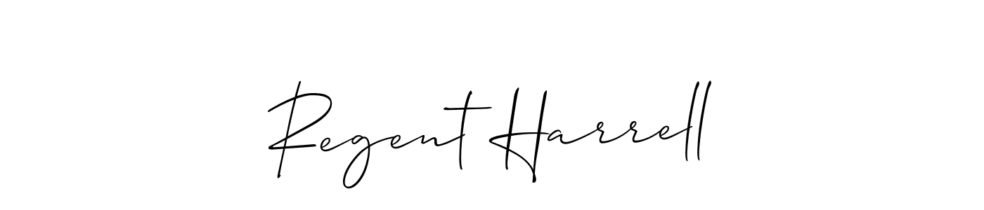 Also we have Regent Harrell name is the best signature style. Create professional handwritten signature collection using Allison_Script autograph style. Regent Harrell signature style 2 images and pictures png