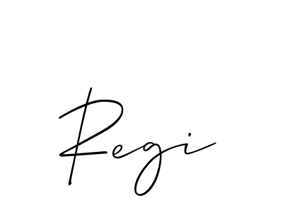 It looks lik you need a new signature style for name Regi. Design unique handwritten (Allison_Script) signature with our free signature maker in just a few clicks. Regi signature style 2 images and pictures png