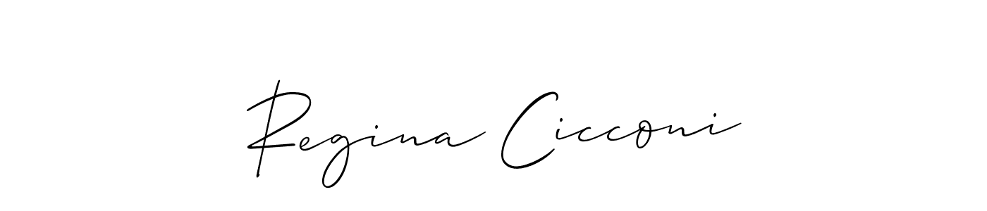 Similarly Allison_Script is the best handwritten signature design. Signature creator online .You can use it as an online autograph creator for name Regina Cicconi. Regina Cicconi signature style 2 images and pictures png
