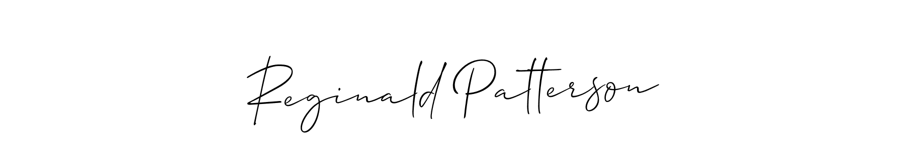 Create a beautiful signature design for name Reginald Patterson. With this signature (Allison_Script) fonts, you can make a handwritten signature for free. Reginald Patterson signature style 2 images and pictures png