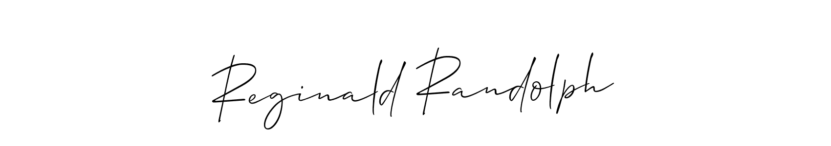 The best way (Allison_Script) to make a short signature is to pick only two or three words in your name. The name Reginald Randolph include a total of six letters. For converting this name. Reginald Randolph signature style 2 images and pictures png