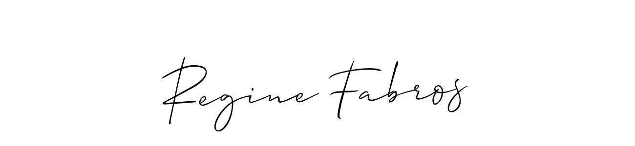 The best way (Allison_Script) to make a short signature is to pick only two or three words in your name. The name Regine Fabros include a total of six letters. For converting this name. Regine Fabros signature style 2 images and pictures png