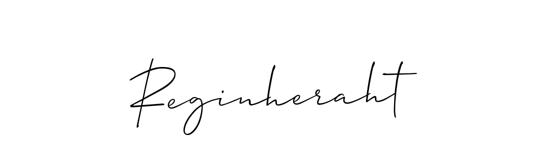 It looks lik you need a new signature style for name Reginheraht. Design unique handwritten (Allison_Script) signature with our free signature maker in just a few clicks. Reginheraht signature style 2 images and pictures png