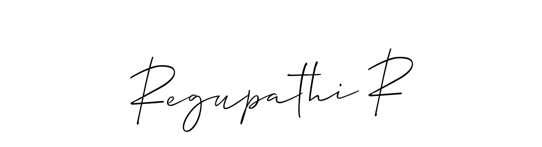 Once you've used our free online signature maker to create your best signature Allison_Script style, it's time to enjoy all of the benefits that Regupathi R name signing documents. Regupathi R signature style 2 images and pictures png