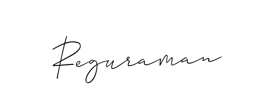 How to Draw Reguraman signature style? Allison_Script is a latest design signature styles for name Reguraman. Reguraman signature style 2 images and pictures png