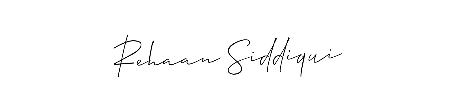 You should practise on your own different ways (Allison_Script) to write your name (Rehaan Siddiqui) in signature. don't let someone else do it for you. Rehaan Siddiqui signature style 2 images and pictures png