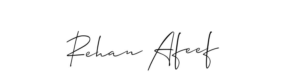 Similarly Allison_Script is the best handwritten signature design. Signature creator online .You can use it as an online autograph creator for name Rehan Afeef. Rehan Afeef signature style 2 images and pictures png