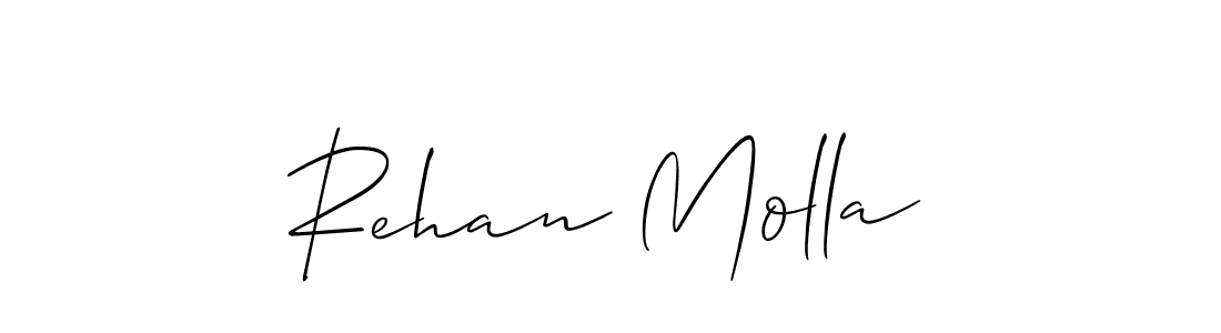 Similarly Allison_Script is the best handwritten signature design. Signature creator online .You can use it as an online autograph creator for name Rehan Molla. Rehan Molla signature style 2 images and pictures png