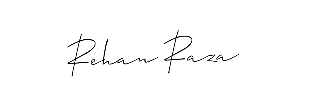 It looks lik you need a new signature style for name Rehan Raza. Design unique handwritten (Allison_Script) signature with our free signature maker in just a few clicks. Rehan Raza signature style 2 images and pictures png