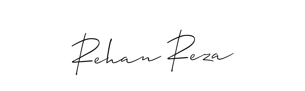 You can use this online signature creator to create a handwritten signature for the name Rehan Reza. This is the best online autograph maker. Rehan Reza signature style 2 images and pictures png