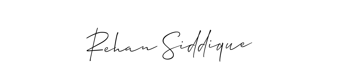 Also You can easily find your signature by using the search form. We will create Rehan Siddique name handwritten signature images for you free of cost using Allison_Script sign style. Rehan Siddique signature style 2 images and pictures png