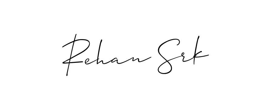 You should practise on your own different ways (Allison_Script) to write your name (Rehan Srk) in signature. don't let someone else do it for you. Rehan Srk signature style 2 images and pictures png
