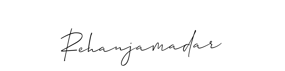 Also You can easily find your signature by using the search form. We will create Rehanjamadar name handwritten signature images for you free of cost using Allison_Script sign style. Rehanjamadar signature style 2 images and pictures png