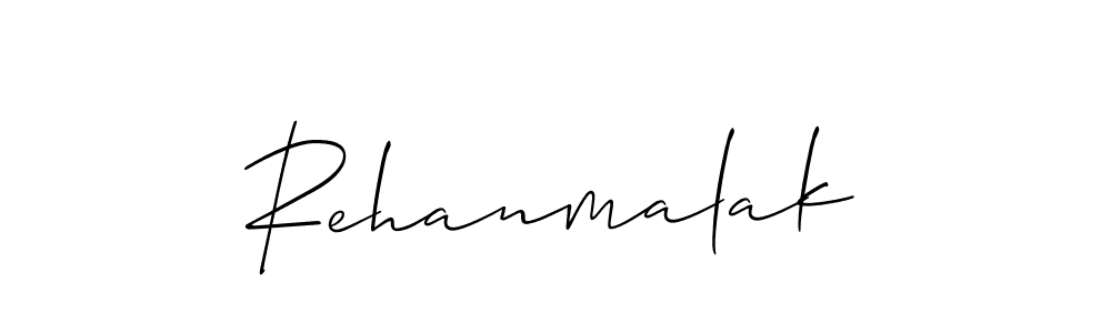 Allison_Script is a professional signature style that is perfect for those who want to add a touch of class to their signature. It is also a great choice for those who want to make their signature more unique. Get Rehanmalak name to fancy signature for free. Rehanmalak signature style 2 images and pictures png