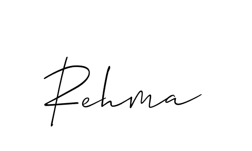 The best way (Allison_Script) to make a short signature is to pick only two or three words in your name. The name Rehma include a total of six letters. For converting this name. Rehma signature style 2 images and pictures png