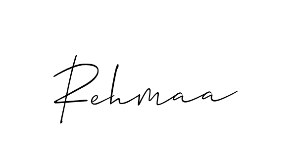 Also You can easily find your signature by using the search form. We will create Rehmaa name handwritten signature images for you free of cost using Allison_Script sign style. Rehmaa signature style 2 images and pictures png