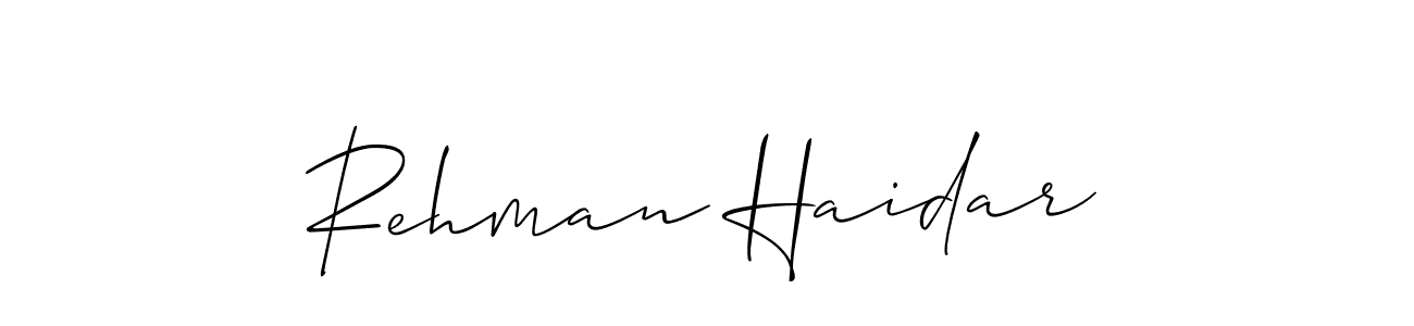 Check out images of Autograph of Rehman Haidar name. Actor Rehman Haidar Signature Style. Allison_Script is a professional sign style online. Rehman Haidar signature style 2 images and pictures png