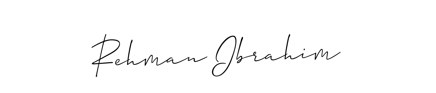 This is the best signature style for the Rehman Ibrahim name. Also you like these signature font (Allison_Script). Mix name signature. Rehman Ibrahim signature style 2 images and pictures png