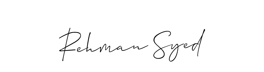 How to Draw Rehman Syed signature style? Allison_Script is a latest design signature styles for name Rehman Syed. Rehman Syed signature style 2 images and pictures png
