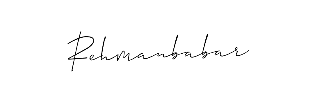 Also You can easily find your signature by using the search form. We will create Rehmanbabar name handwritten signature images for you free of cost using Allison_Script sign style. Rehmanbabar signature style 2 images and pictures png