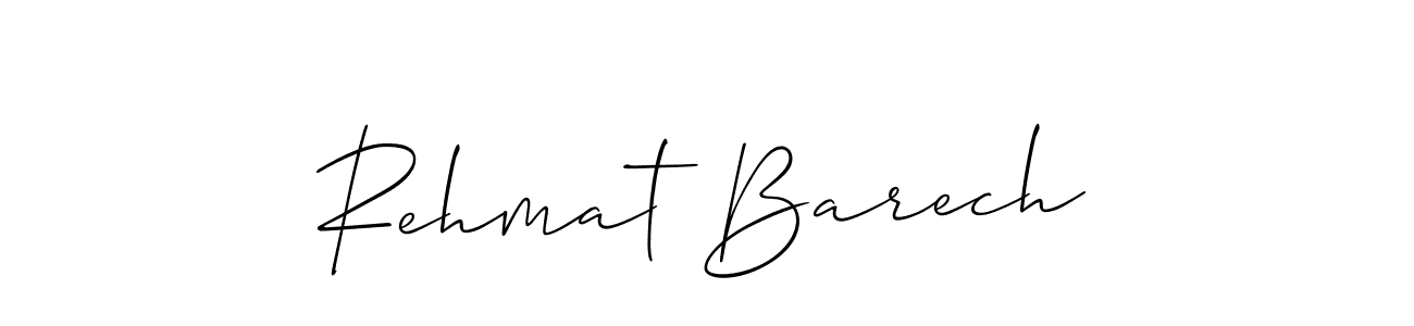 Allison_Script is a professional signature style that is perfect for those who want to add a touch of class to their signature. It is also a great choice for those who want to make their signature more unique. Get Rehmat Barech name to fancy signature for free. Rehmat Barech signature style 2 images and pictures png