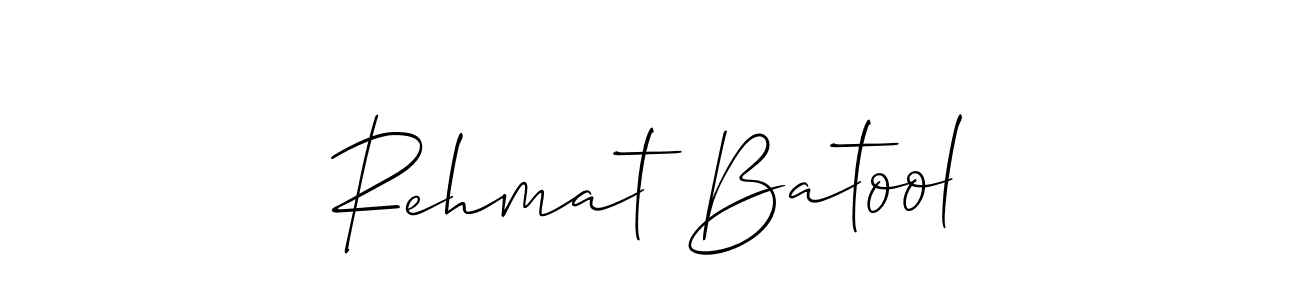 You should practise on your own different ways (Allison_Script) to write your name (Rehmat Batool) in signature. don't let someone else do it for you. Rehmat Batool signature style 2 images and pictures png