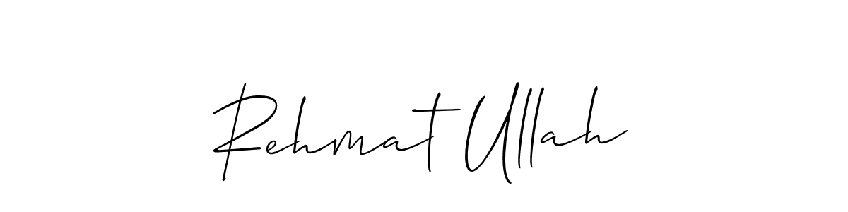 Also You can easily find your signature by using the search form. We will create Rehmat Ullah name handwritten signature images for you free of cost using Allison_Script sign style. Rehmat Ullah signature style 2 images and pictures png