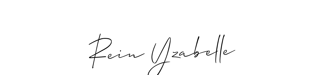 Rein Yzabelle stylish signature style. Best Handwritten Sign (Allison_Script) for my name. Handwritten Signature Collection Ideas for my name Rein Yzabelle. Rein Yzabelle signature style 2 images and pictures png