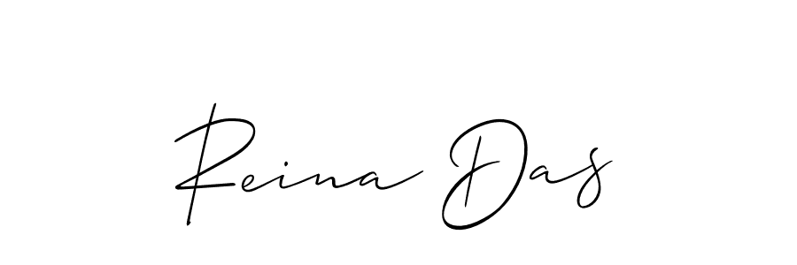 Reina Das stylish signature style. Best Handwritten Sign (Allison_Script) for my name. Handwritten Signature Collection Ideas for my name Reina Das. Reina Das signature style 2 images and pictures png